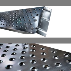 Rampa de acero galvanizado