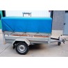Remolque galvanizado con lona