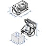 Cofre para bola de remolque TowBox V1