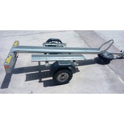 Remolque portamotos galvanizado