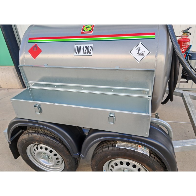 Remolque Con Depósito Agua 800 Ltrs