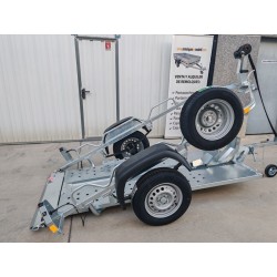 Portamotos basculante Ikram Plus piso completo