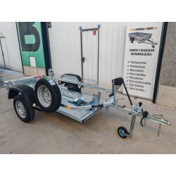 Portamotos basculante Ikram Plus piso completo