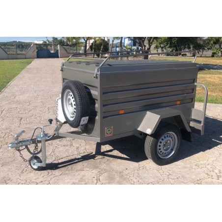 Remolque para perros 3 compartimentos