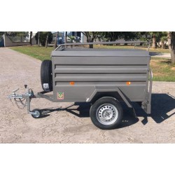 Remolque para perros 3 compartimentos