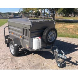 Remolque para perros 3 compartimentos