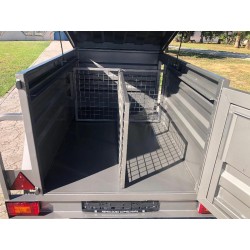 Remolque para perros 3 compartimentos