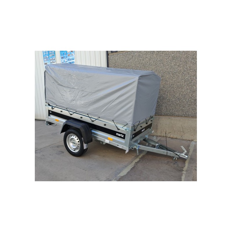 Remolque plegable y con lona