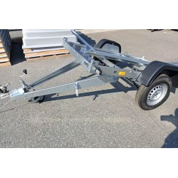 Remolque portamotos plegable