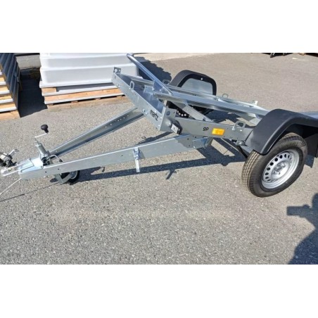 Remolque portamotos plegable