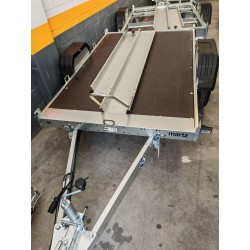 Remolque 1 moto plegable piso completo