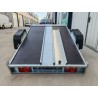 Remolque portamotos plegable y basculante