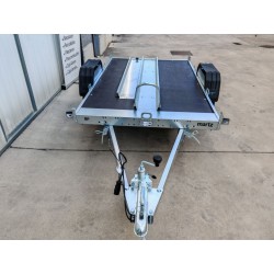 Remolque 1 moto plegable piso completo