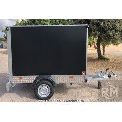 Remolque caja cerrada 750 kg