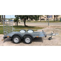 Remolque plataforma 750 kg dos ejes