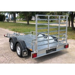 Remolque plataforma 750 kg dos ejes